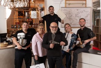 L'équipe de la chocolaterie Coutant à Nantes