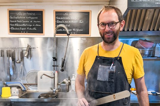 Qrep, crepier à Nantes sur le marché de Talensac
