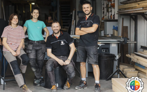 équipe de menuisier à Bouaye Calissence Bois