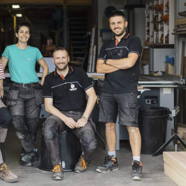 équipe de menuisier à Bouaye Calissence Bois