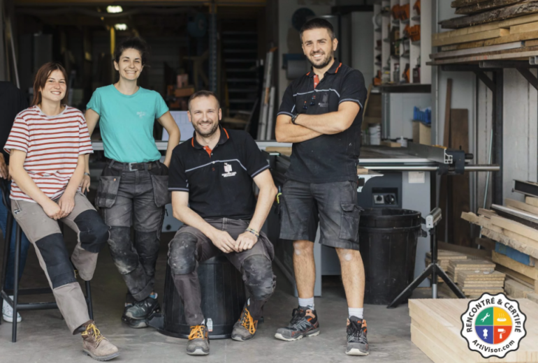 équipe de menuisier à Bouaye Calissence Bois