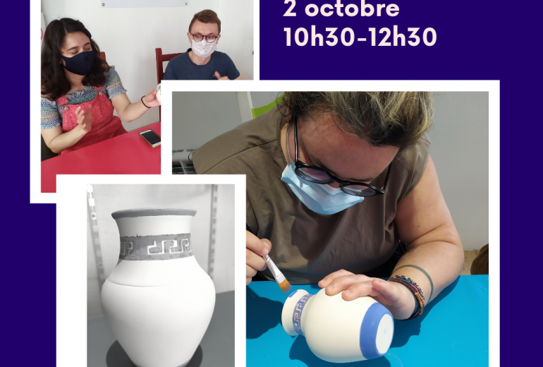 Creative Meetup - peinture sur faïence en anglais