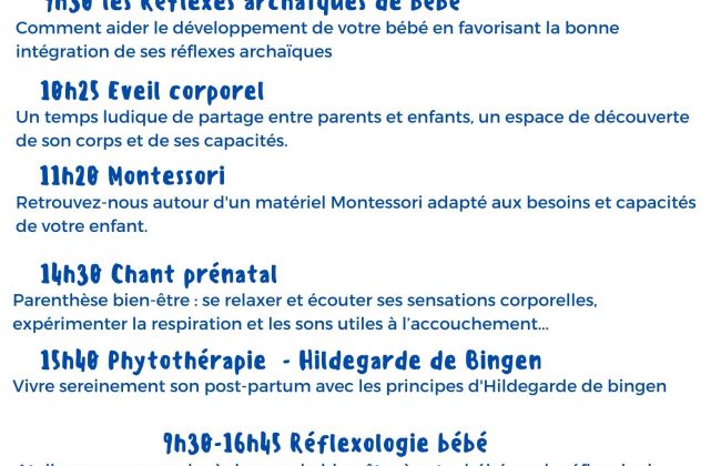 Atelier Découverte 0-3 ans et Femmes Enceintes