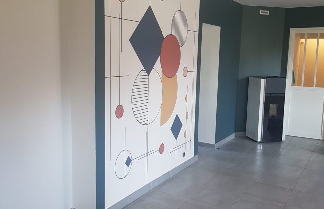 Noir & Couleur Applicateur Béton Ciré Peintre Peintre d'extérieur Peintre d'intérieur