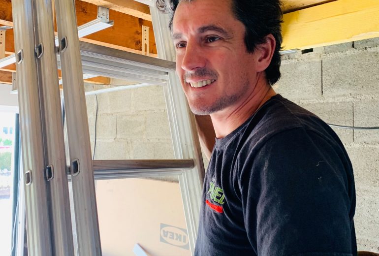 Transformation d'un ancien garage Électricien Plombier