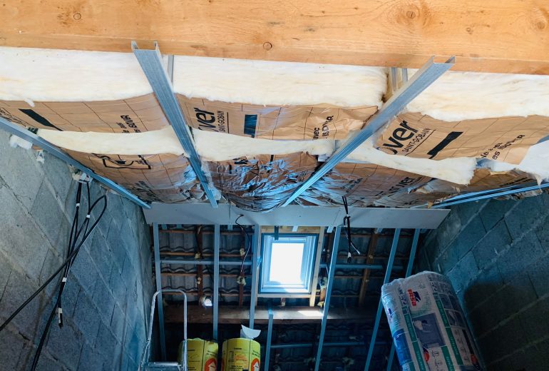 Transformation d'un ancien garage Électricien Plombier