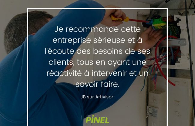 SARL Pinel Patrick et Régis Électricien Plombier