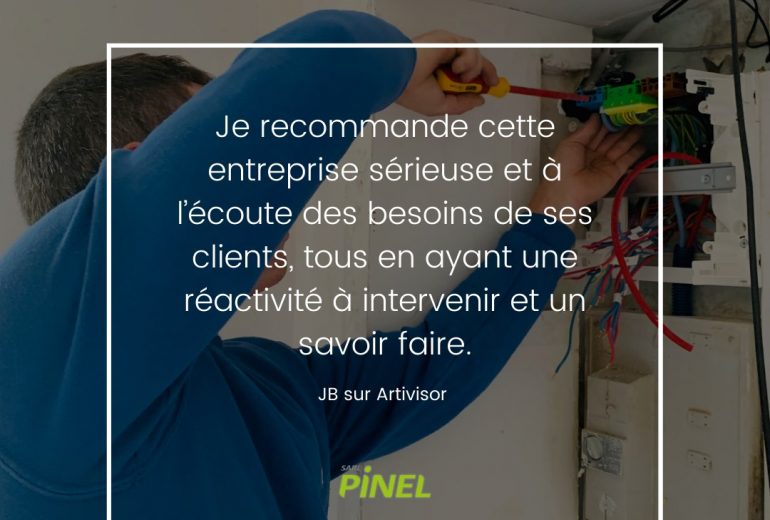 Recommandations clients Électricien Plombier