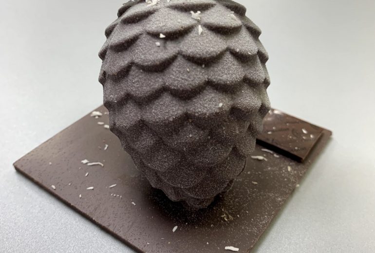 Découvrez notre pomme de pain enneigée ! Biscuitier Chocolatier Pâtissier