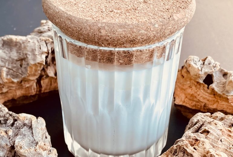 Bougies végétales naturelles faites par moi