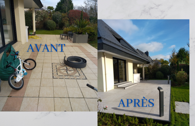 Réalisation d'une terrasse sur plot Carreleur Faïencier Plombier