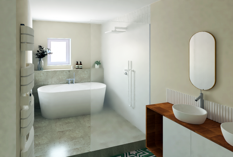 Une nouvelle salle de bains ! Architecte d'intérieur Maître d'oeuvre