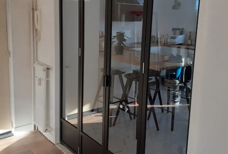 La porte accordéon !! Ferronnier Métallier