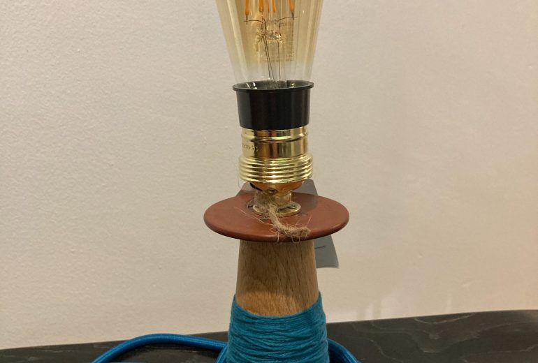 Nouvelle création upcyclée : Lampe Vintage
