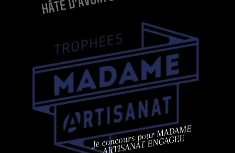 Trophée Madame Artisanat engagée Créateur Illustrateur