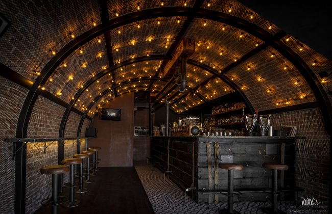 Projet The Guine's Pub aux Sables d'Olonne Agenceur Métallier Serrurier