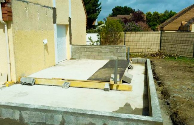 Une véranda à Pornichet ! Maçon