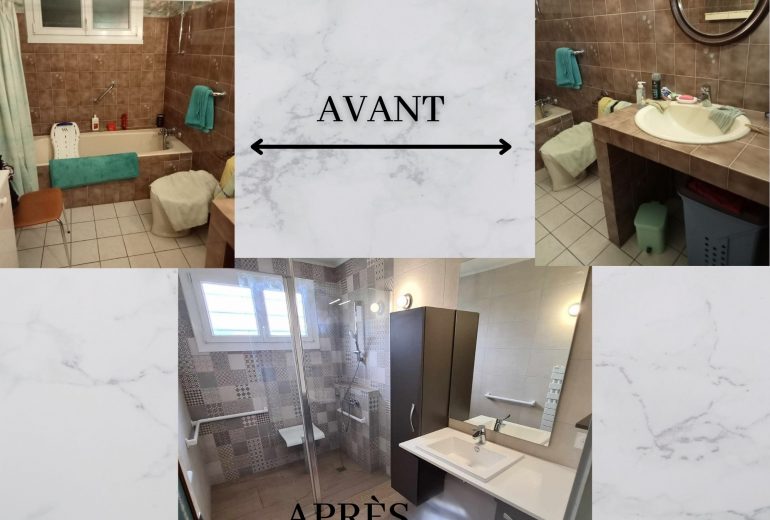 Concept salle de bain PMR Carreleur Faïencier Plombier
