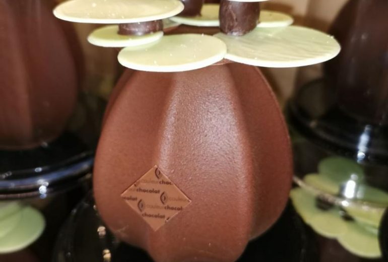 Un oeuf baobab pour Pâques ! Biscuitier Chocolatier Pâtissier