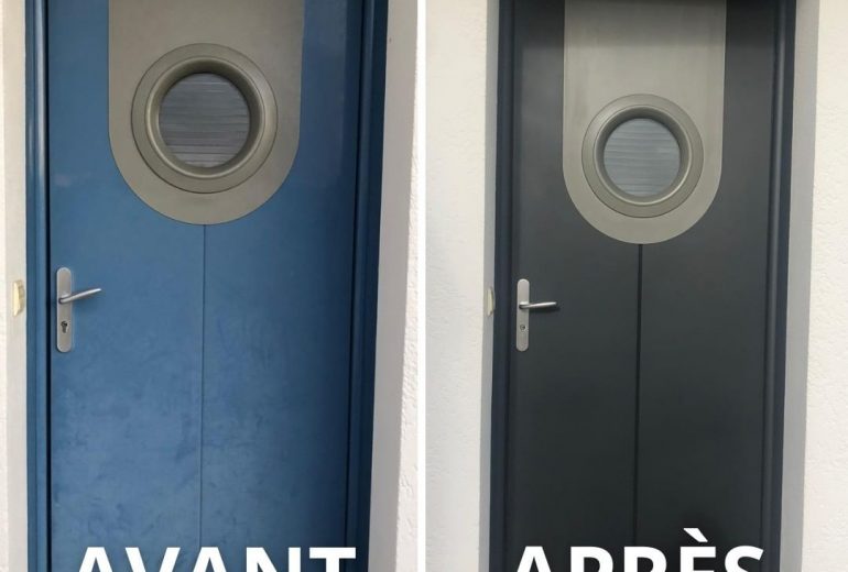 Avant/après notre relaquage ! Peintre d'extérieur Peintre Laqueur