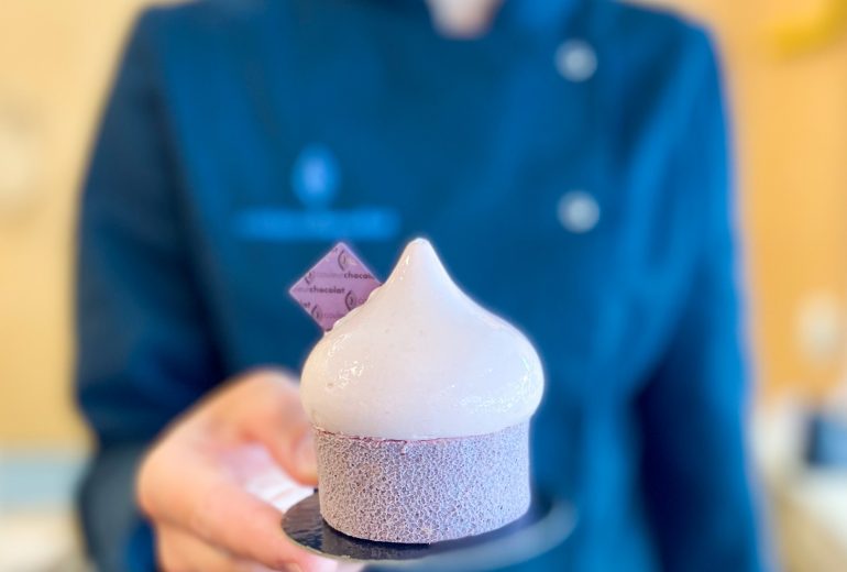 Notre pâtisserie, Nuage de pêche ! Biscuitier Chocolatier Pâtissier