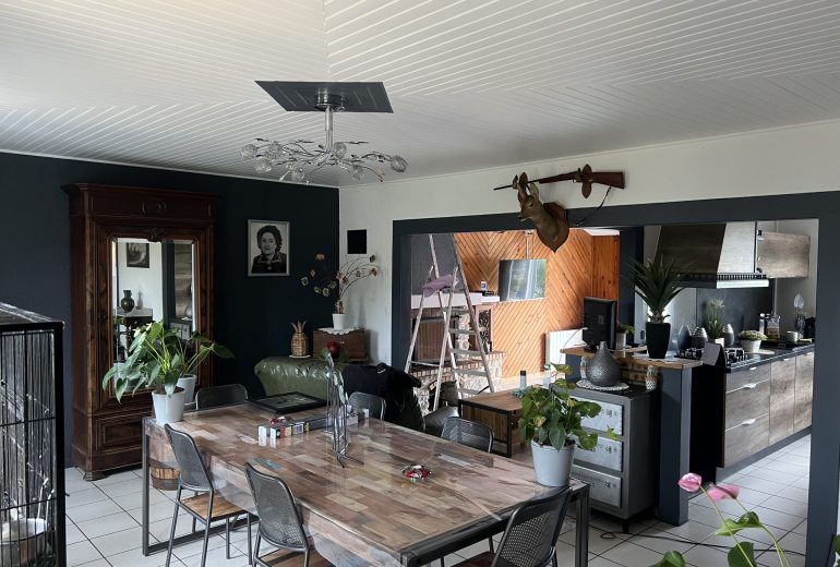 Rénovations d’un séjour en laque mat Façadier Peintre d'extérieur Peintre d'intérieur Solier moquettiste