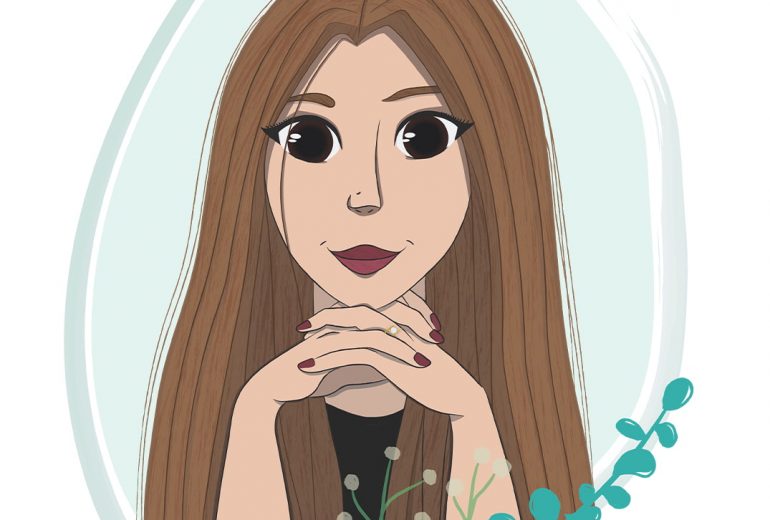 Portrait illustré personnalisé Graphiste Illustrateur