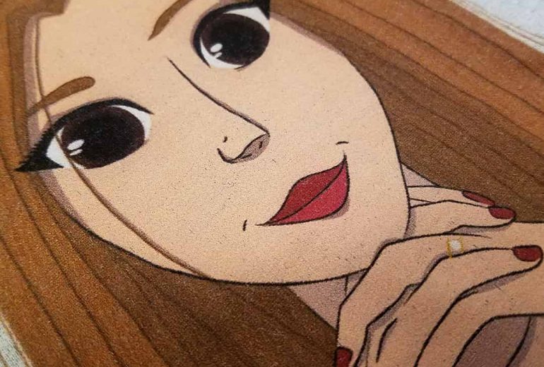 Portrait illustré personnalisé Graphiste Illustrateur