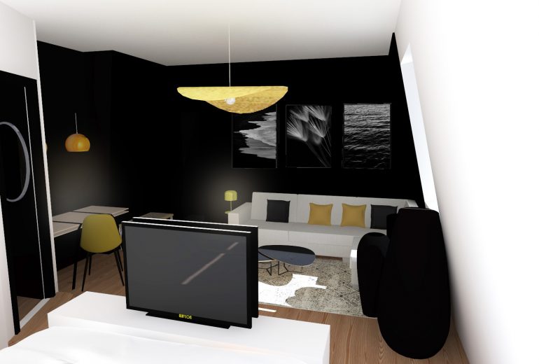 Rénovation d'une suite d'hôtel junior 5* de bord de mer Décorateur d'intérieur