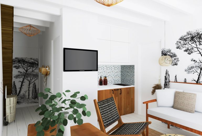 Rénovation d'un pied à terre de bord de mer Décorateur d'intérieur
