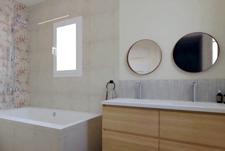 Mes deux propositions pour une salle de bains ! Architecte d'intérieur Maître d'oeuvre