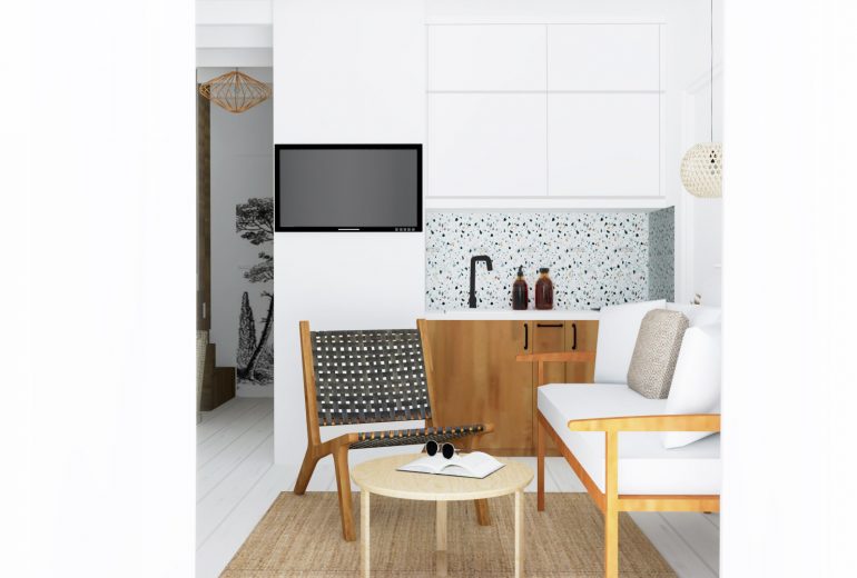Rénovation d'un pied à terre de bord de mer Décorateur d'intérieur