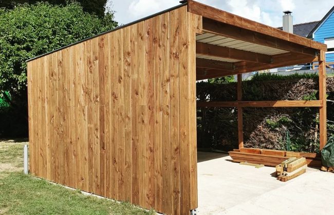 Carport sur mesure 20M2 Agenceur Ebéniste Menuisier