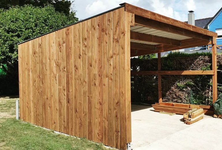 Carport sur mesure 20M2 Agenceur Ebéniste Menuisier