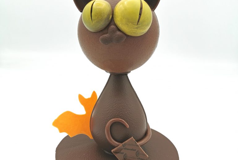 Tilt, notre chat pour Halloween ! Biscuitier Chocolatier Pâtissier