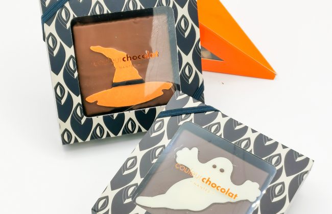 Pralinés croustillants pour Halloween Biscuitier Chocolatier Pâtissier