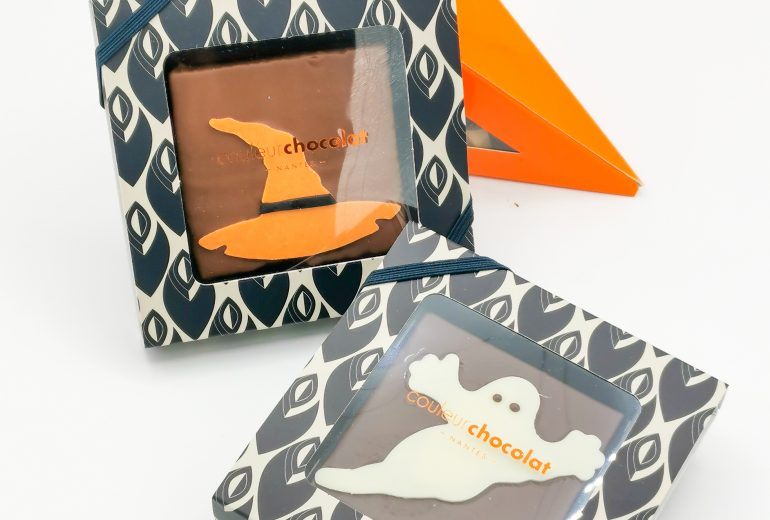 Pralinés croustillants pour Halloween Biscuitier Chocolatier Pâtissier