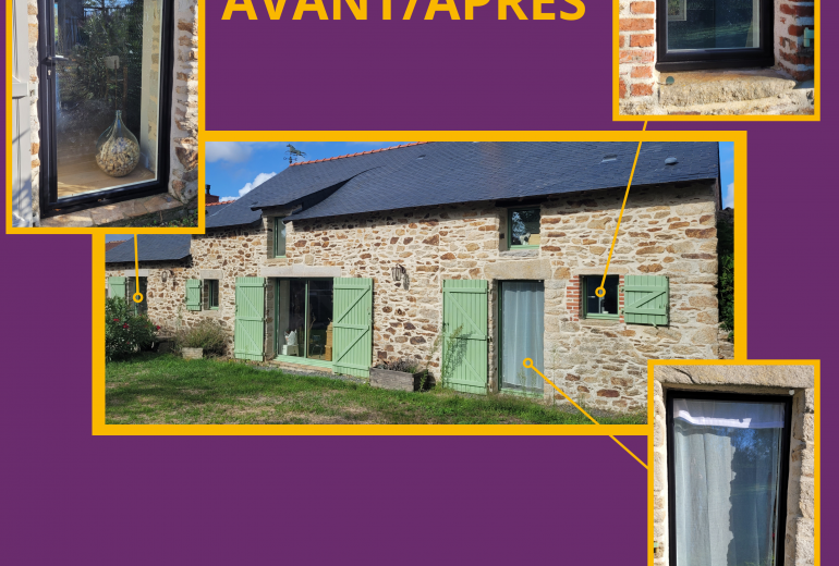 Relaquage des menuiseries d'une maison Peintre Peintre d'extérieur Peintre Laqueur