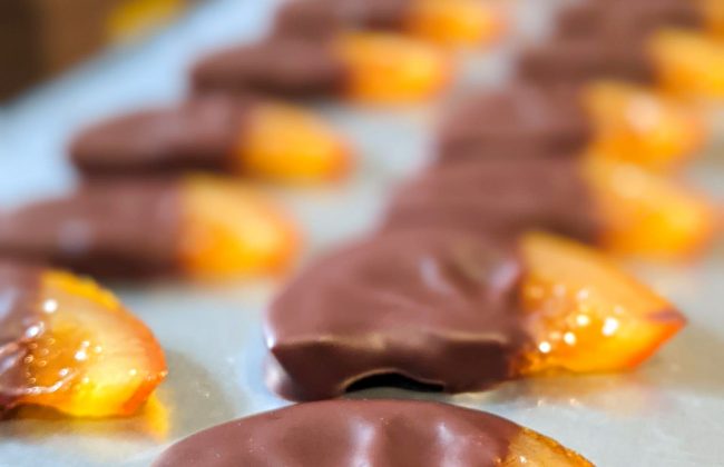 Nos tranches d'orange au chocolat ! Biscuitier Chocolatier Pâtissier