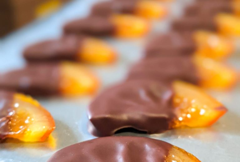 Nos tranches d'orange au chocolat ! Biscuitier Chocolatier Pâtissier