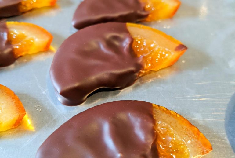 Nos tranches d'orange au chocolat ! Biscuitier Chocolatier Pâtissier