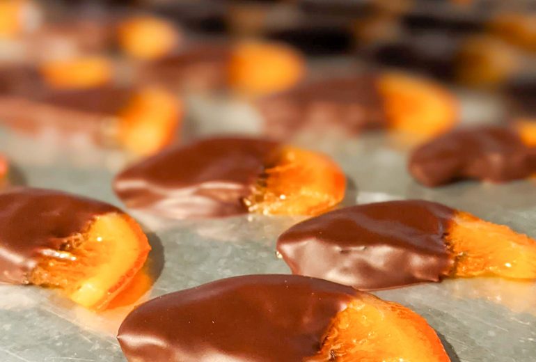 Nos tranches d'orange au chocolat ! Biscuitier Chocolatier Pâtissier