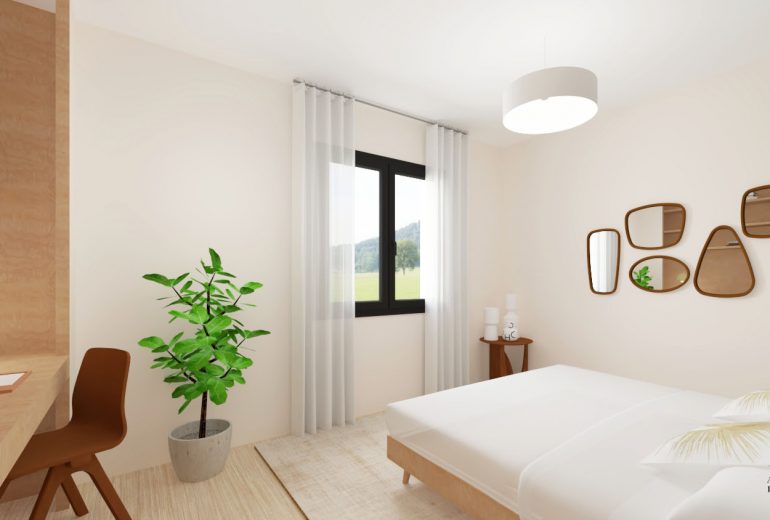 Aménagement et décoration d’une chambre d’amis à Nantes. Décorateur d'intérieur