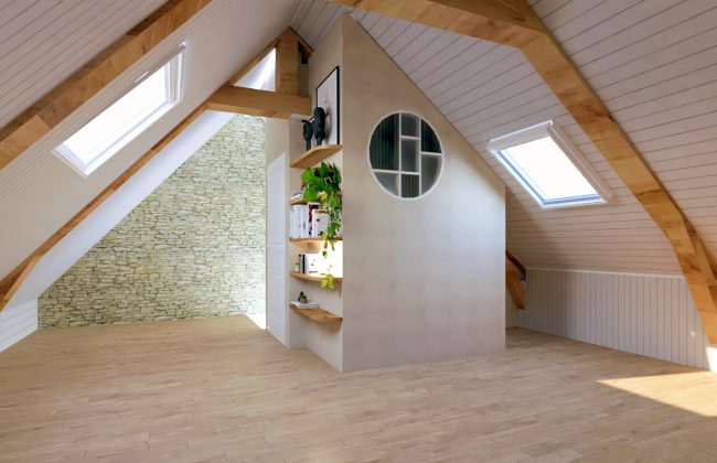 Une future salle d'eau pour les invités Architecte d'intérieur Maître d'oeuvre