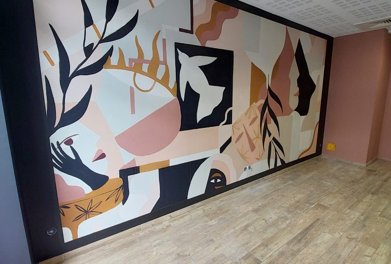 Rénovation hall et salon d'une résidence stereden à Nantes Décorateur d'intérieur Peintre Peintre d'extérieur Peintre d'intérieur