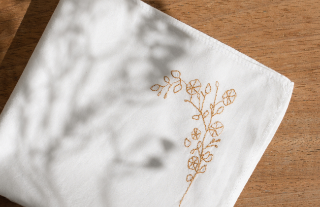 Mouchoir de cérémonie !