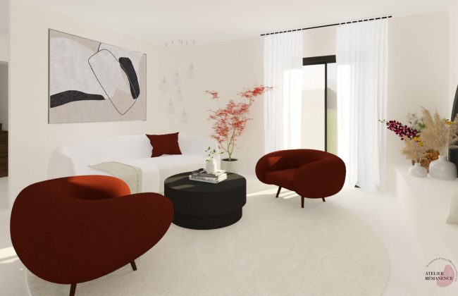 Rénovation d'un salon Décorateur d'intérieur