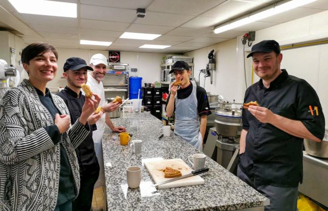 Galette en équipe ! Biscuitier Chocolatier Pâtissier