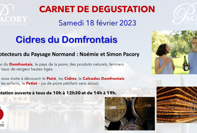 Carnet de dégustation à la cave. Caviste Epicier