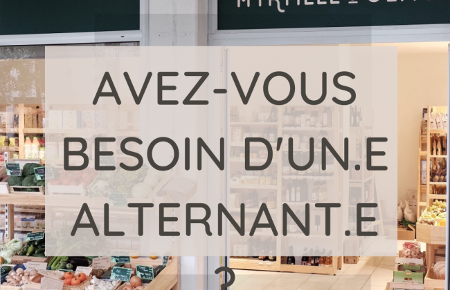 A la recherche d'un.e alternant.e ? Epicier
